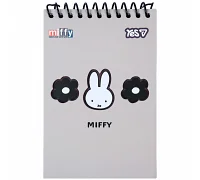 Блокнот Yes Miffy Flora 100x150 с фигурной высечкой 60 листов клетка (152250)