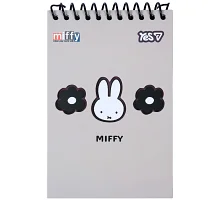 Блокнот Yes Miffy Flora 100x150 с фигурной высечкой 60 листов клетка (152250)