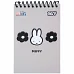Блокнот Yes Miffy Flora 100x150 с фигурной высечкой 60 листов клетка (152250)
