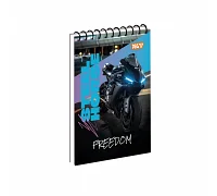 Зошит для записів Yes Ride Free одинарна спіраль А6/80 аркушів (152479)