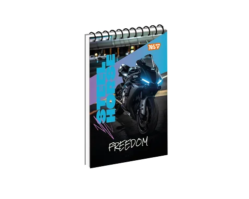 Зошит для записів Yes Ride Free одинарна спіраль А6/80 аркушів (152479)