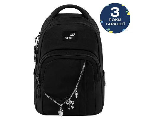 Рюкзак Kite Education teens Black&Charm спинка 42 см (K26-2578M-1)