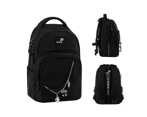 Рюкзак Kite Education teens Black&Charm спинка 42 см (K26-2578M-1)