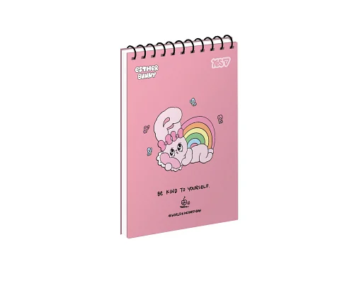 Зошит для записів Yes Esther Bunn Rainbow mood одинарна спіраль А6/80 аркушів (152460)