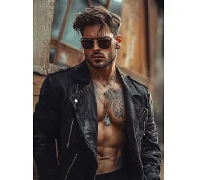 Алмазна мозаїка Брутальний вигляд 30*40см Dreamtoys (S20133)