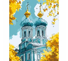 Картина за номерами Софійський собор Софія Київська 40x50 см SANTI (955769)