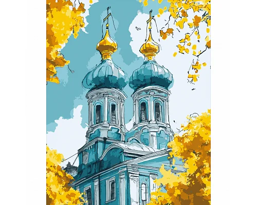 Картина за номерами Софійський собор Софія Київська 40x50 см SANTI (955769)