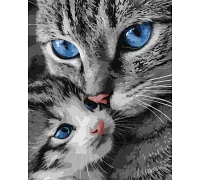 Картина за номерами Муркотлива мама art_selena_ua 40х50 Ідейка (KHO6945)