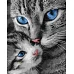 Картина за номерами Муркотлива мама art_selena_ua 40х50 Ідейка (KHO6945)