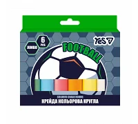Крейда кольорова Yes Football 6 штук JUMBO (400569)