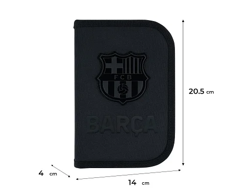Пенал без наповнення Kite FC Barcelona, 1 відділення, 2 відвороти (BC26-622)