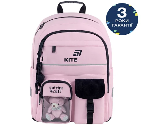 Рюкзак шкільний Kite Education Quirky&Cute спинка 39,5 см (K26-584M-1)