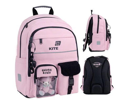 Рюкзак шкільний Kite Education Quirky&Cute спинка 39,5 см (K26-584M-1)