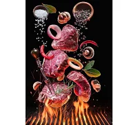 Алмазна мозаїка Магія стейку та приправ 40*50см Dreamtoys (S40135)