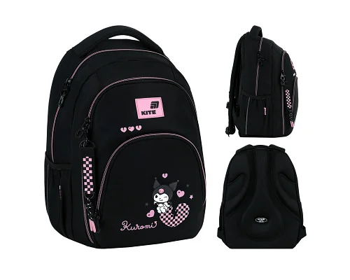 Рюкзак Kite Education teens Kuromi спинка 42 см (HK26-905M)