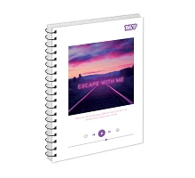 Зошит для записів Yes Neon horizon одинарна спіраль А5/80 аркушів (152444)