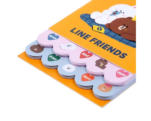 Блокнот Yes Line Friends Team 85x142 60 аркушів (152160)