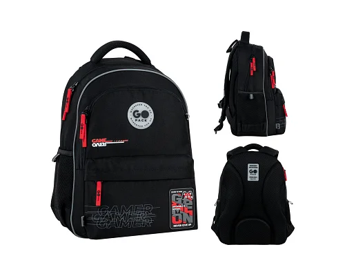Рюкзак шкільний шкільний GoPack Education Born To Win спинка 41 см (GO26-182M-5)