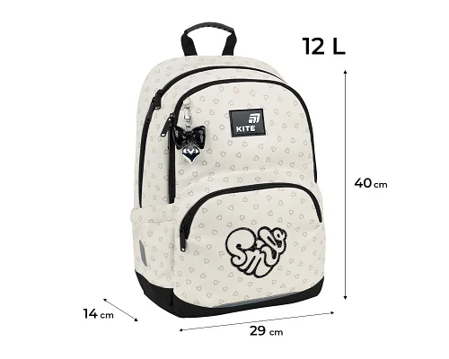 Рюкзак шкільний Kite Education Shimmer&Smile спинка 40 см (K26-585M-2)
