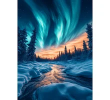 Алмазна мозаїка Небесний мороз 30*40см Dreamtoys (S20233)
