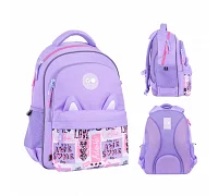 Рюкзак шкільний шкільний GoPack Education Cute Ears спинка 41 см (GO26-182M-4)