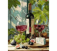 Картина за номерами Винна композиція art_selena_ua 40х50 Ідейка (KHO5766)