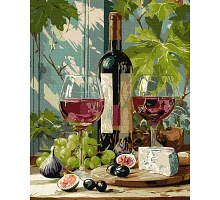 Картина за номерами Винна композиція art_selena_ua 40х50 Ідейка (KHO5766)
