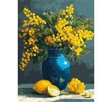 Картина за номерами Мімоза та лимони art_selena_ua 30х40 Ідейка (KHO3360)