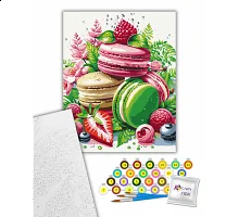 Картина за номерами Ягідний десерт Макаруни 40х50 см Art Craft (12048-AC)