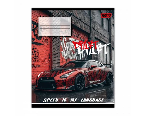 Тетрадь школьная Yes Drift А5 24 листа клетка (768884)