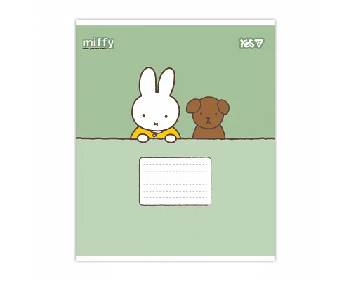 Зошит шкільний Yes My Miffy А5 12 аркушів лінія (768652)