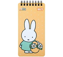 Блокнот Yes Miffy Flowers 80x160 60 листов клетка (152204)