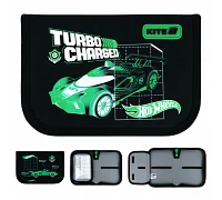 Пенал без наповнення Kite Hot Wheels, 1 відділення, 1 відворот (HW26-621)