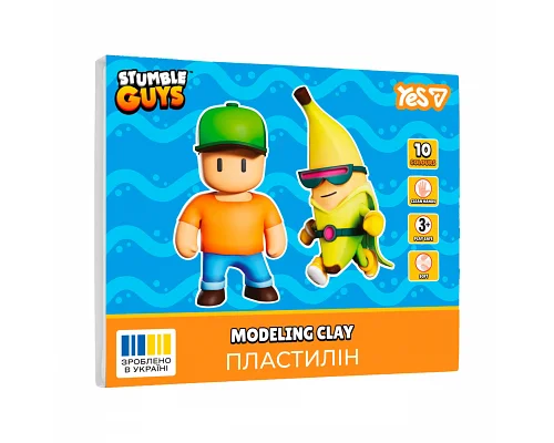 Пластилін Yes Stumble Guys 10 кольорів 200г (540723)