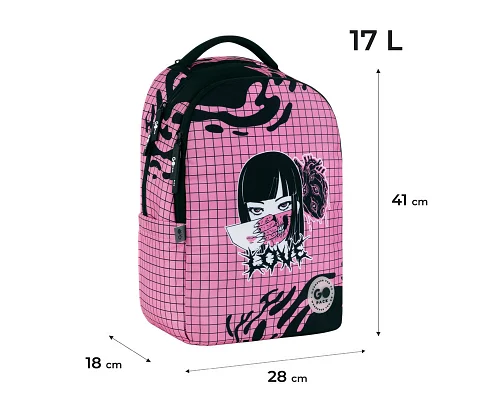 Рюкзак шкільний GoPack Teens спинка 41 см (GO26-135M-1)