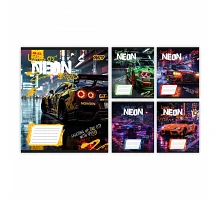 Зошит шкільний Yes Neon А5 24 аркушів клітинка (768812)