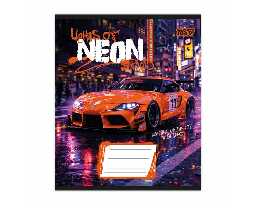 Зошит шкільний Yes Neon А5 24 аркушів клітинка (768812)