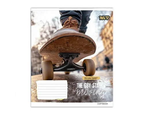 Зошит шкільний Yes Move on А5 24 аркушів клітинка (768938)
