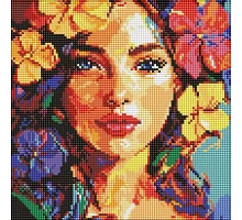 Алмазна мозаїка Тропічна мрія art_selena_ua 30х30 Ідейка (AMO8264)
