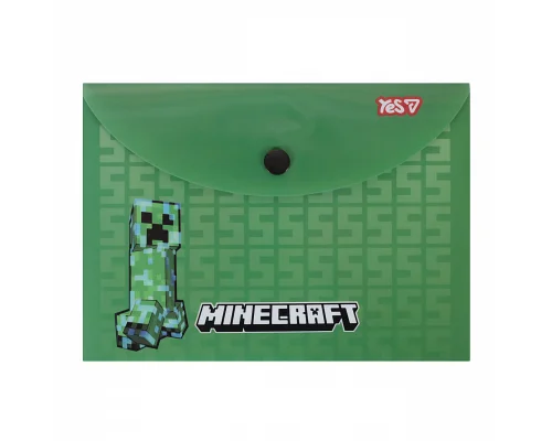 Папка-конверт Yes на кнопці Minecraft Creeper В6 (492003)