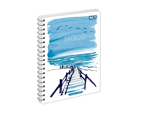 Зошит для записів Yes Mood одинарна спіраль А5/80 аркушів (152316)