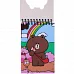 Блокнот Yes Line Friends Choco 100x150 з фігурною висічкою 60 аркушів клітинка (152247)
