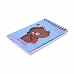 Блокнот Yes Line Friends Choco 100x150 з фігурною висічкою 60 аркушів клітинка (152247)