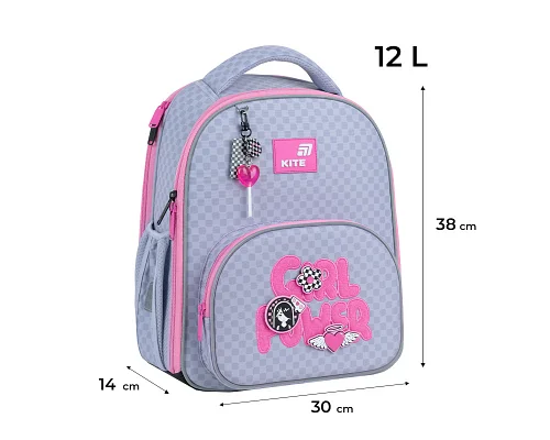 Рюкзак шкільний каркасний Kite Education Girl's Power спинка 38 см (K26-556M-1)