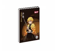 Зошит для записів Yes Demon Slayer: Zenitsu одинарна спіраль А7/80 аркушів (152519)
