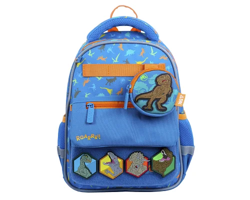 Рюкзак детский Jurassic World Dino Friends K-37XS для мальчика 32 см YES (550463)