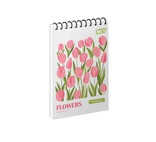 Зошит для записів Yes Soft Petals одинарна спіраль А6/80 аркушів (152493)