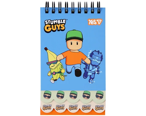 Блокнот Yes Stumble Guys Blue 85x142 60 аркушів (152236)