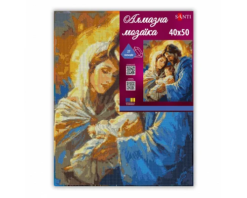 Алмазная мозаика SANTI Икона Святое семейство (956069)