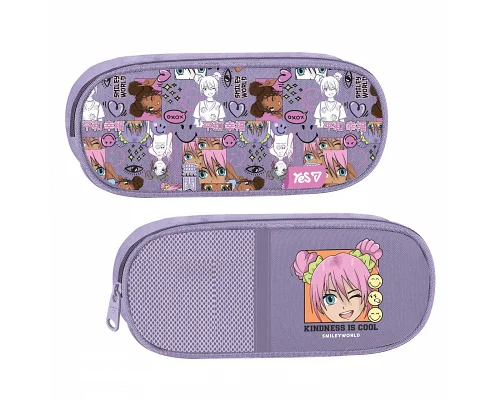 Пенал м‘який Yes Smiley World. Anime PH-30 для дівчини (533779)